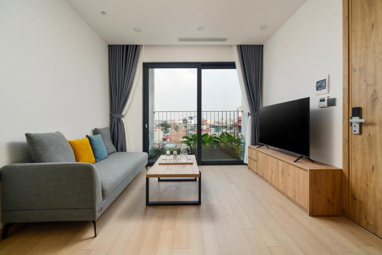 The Galaxy Home Doi Can Hotel And Apartment Hanoi Eksteriør billede