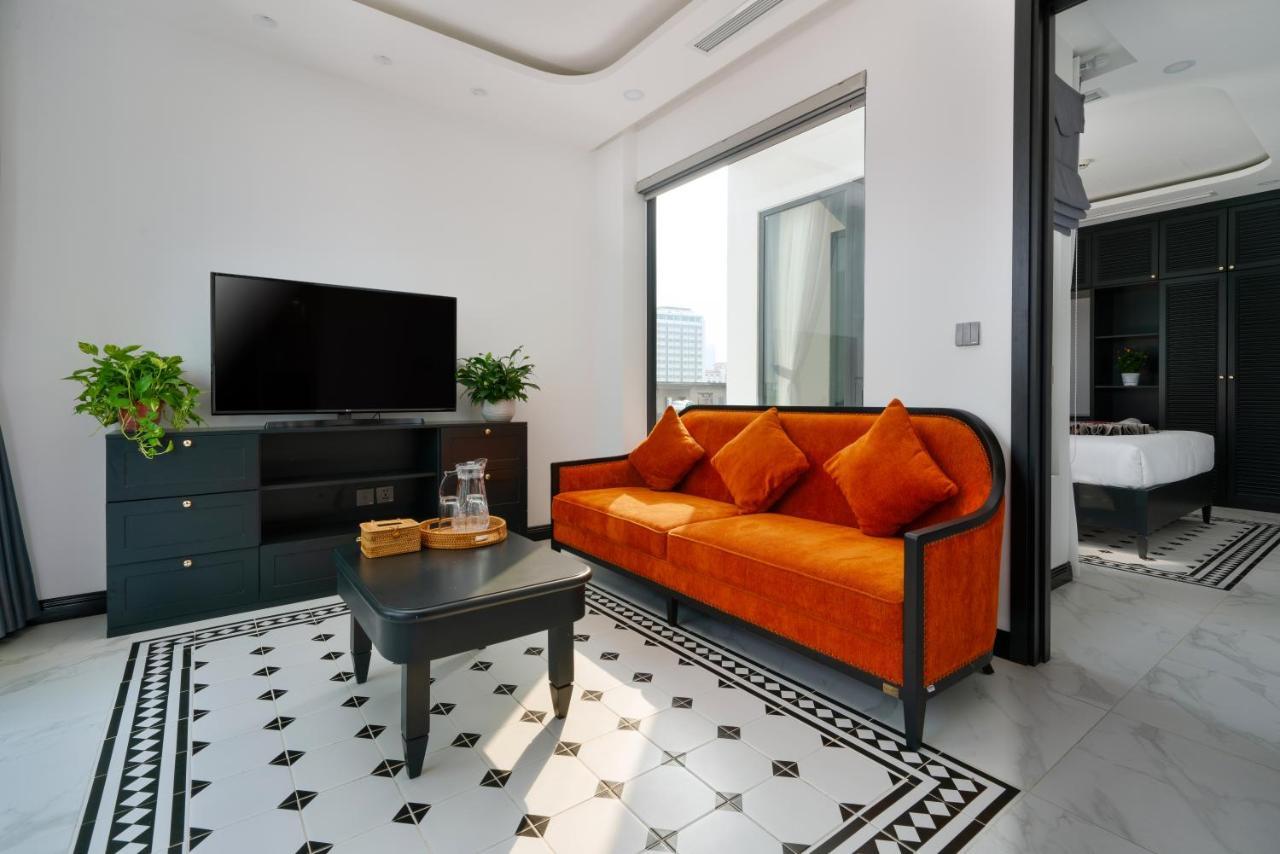 The Galaxy Home Doi Can Hotel And Apartment Hanoi Eksteriør billede